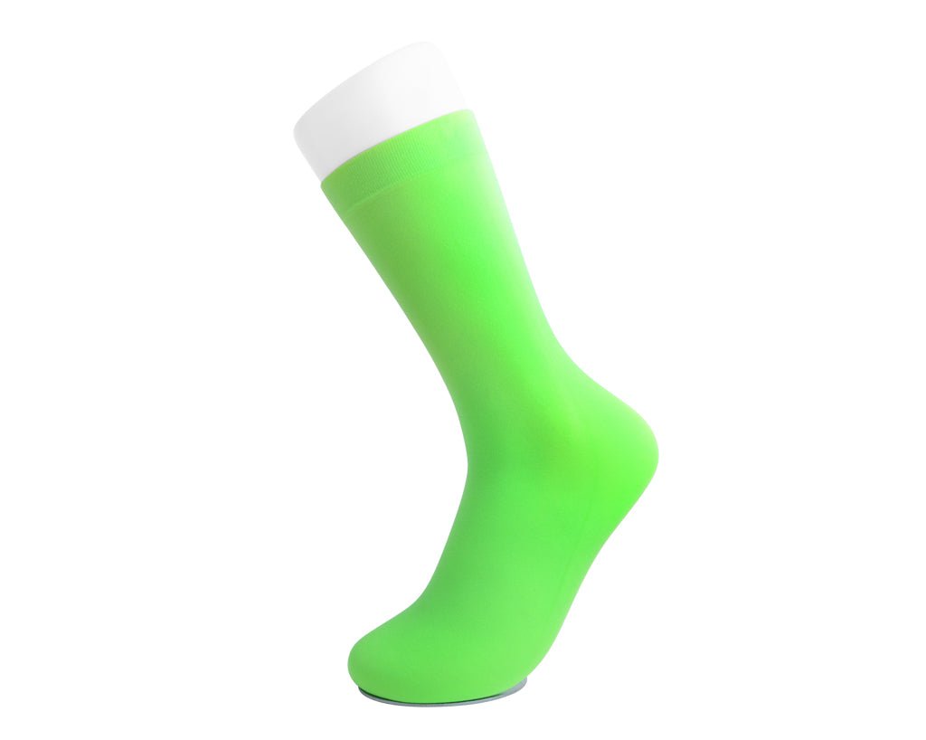 TSK1165 Green Knee-High Nylon Mesh Sock TSK1165-OS - T.U.K. Shoes