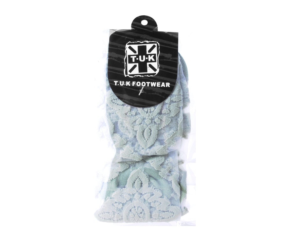 TSK1146 Sage Mid-Calf Mesh Sock TSK1146-OS - T.U.K. Shoes