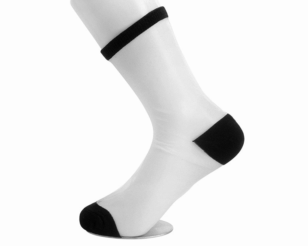 TSK1037 White Sheer Sock TSK1037-OS - T.U.K. Shoes