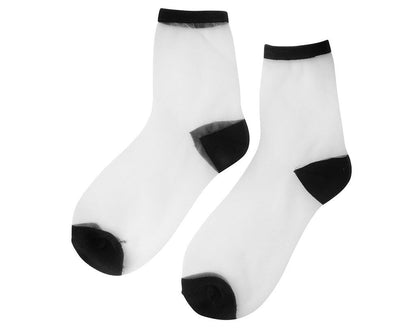 TSK1037 White Sheer Sock TSK1037-OS - T.U.K. Shoes