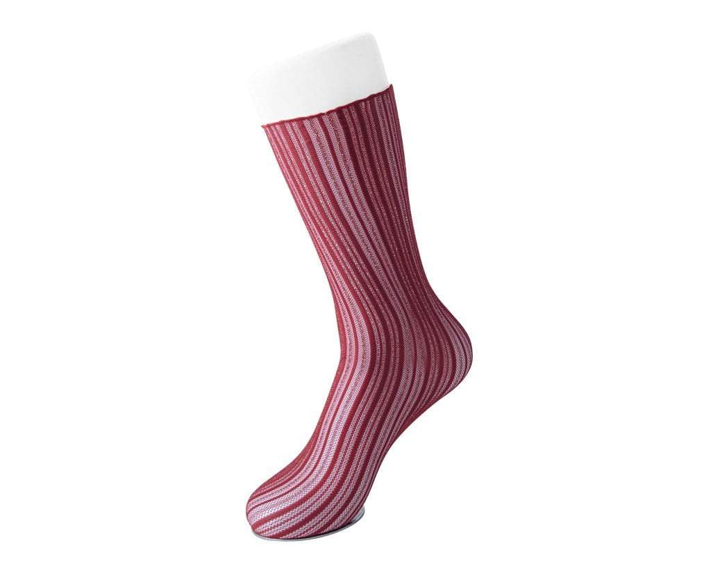TSK1088 Red Lettuce Trim Lace Sock TSK1088-OS - T.U.K. Shoes