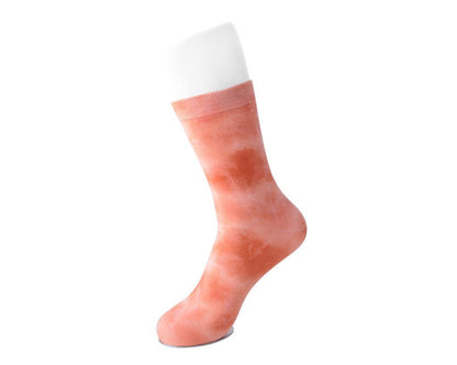 TSK1111 Tie-Dye Tangerine Women's Crew Sock TSK1111-OS - T.U.K. Shoes