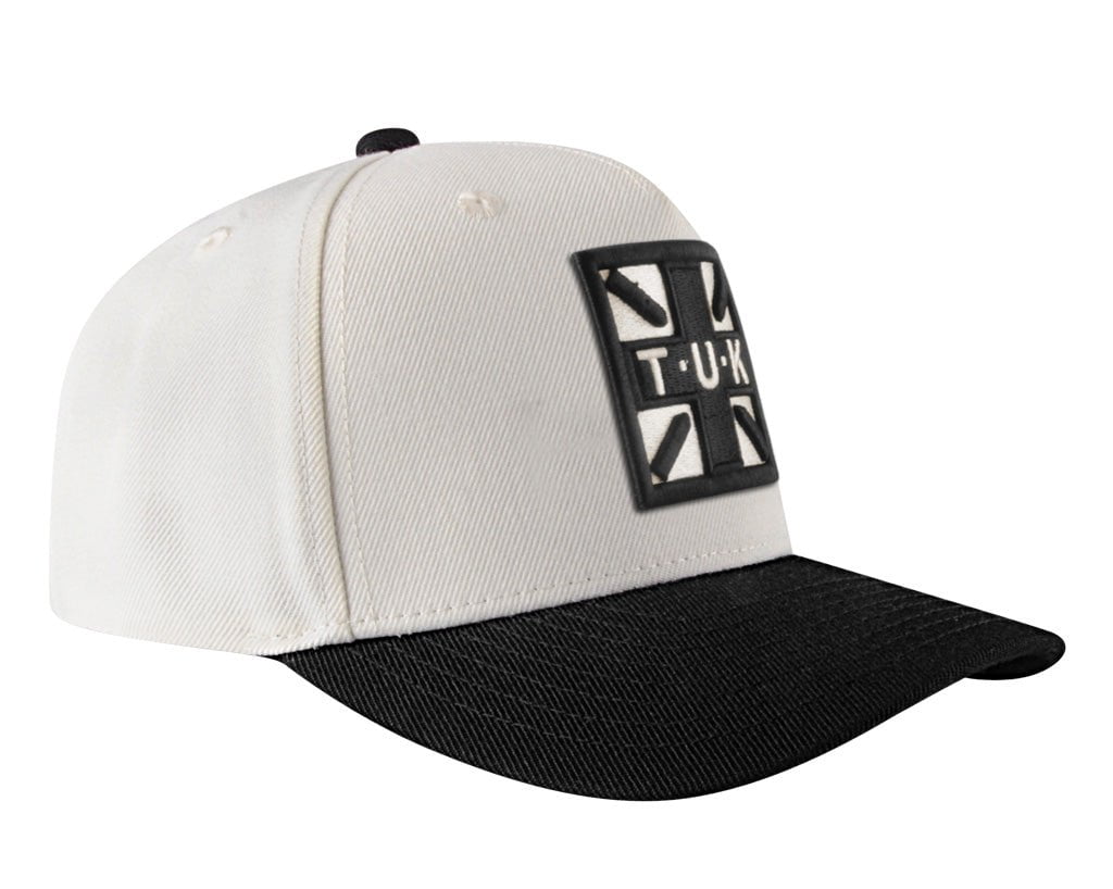 HT09 Black & Cream T.U.K. Logo Hat HT09-OS - T.U.K. Shoes
