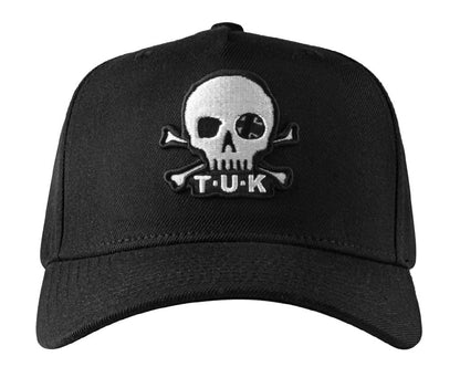 HT05 Black Skull Logo Hat HT05-OS - T.U.K. Shoes