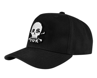 HT05 Black Skull Logo Hat HT05-OS - T.U.K. Shoes