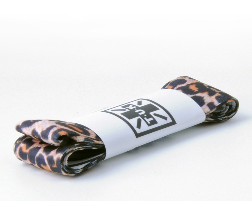LC025-75-LEZ 75 CM Leopard Zebra Satin Laces LC025-75-LEZ-OS - T.U.K. Shoes