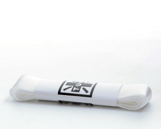 LC018-120WHS-OS 120 CM White Satin Laces LC018-120WHS-OS - T.U.K. Shoes