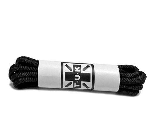 LC-BLK-CRP 75 CM Black Round Laces LC-BLK-CRP-OS - T.U.K. Shoes