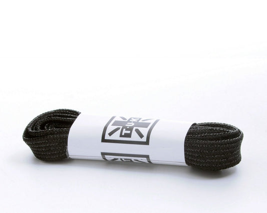 LC015-75-MBF 75 CM Metallic Black Flat Laces LC015-75-MBF-OS - T.U.K. Shoes