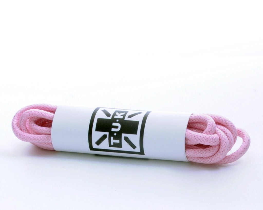 LC010-75-PNK 75 CM Pink Round Laces LC010-75-PNK-OS - T.U.K. Shoes