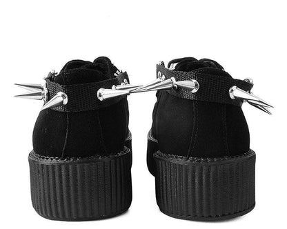 SA04 Spiked Black Bondage Shoe Straps - T.U.K. Shoes
