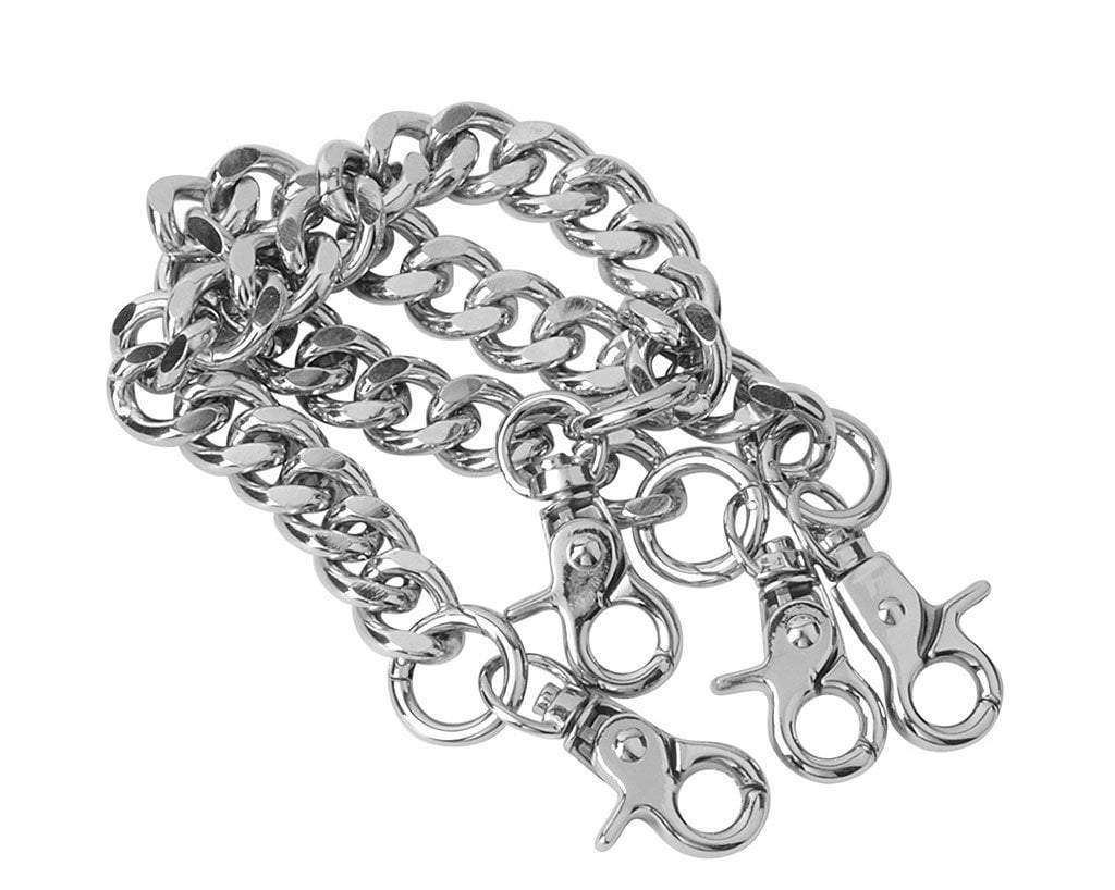 SA05 Metal Chain Bondage Shoe Straps - T.U.K. Shoes