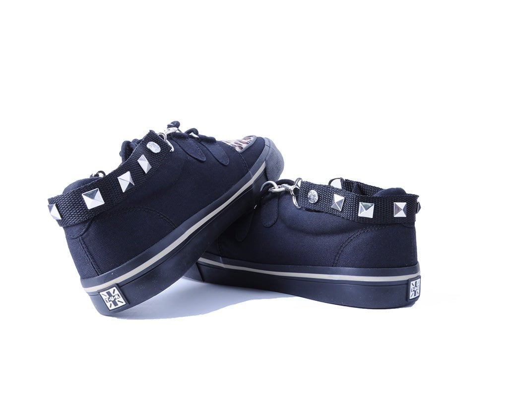 SA16 Silver Pyramid Stud Bondage Strap - T.U.K. Shoes