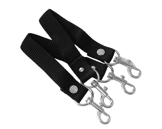 SA01 Black Bondage Shoe Straps - T.U.K. Shoes