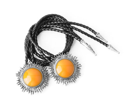 BL09 Mustard Sun Bolo Shoe Tie BL09-OS - T.U.K. Shoes