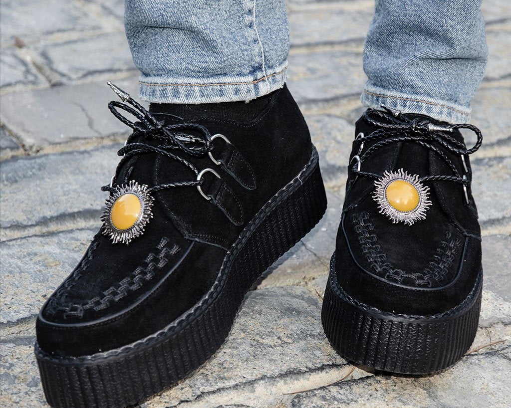 BL09 Mustard Sun Bolo Shoe Tie BL09-OS - T.U.K. Shoes