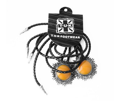 BL09 Mustard Sun Bolo Shoe Tie BL09-OS - T.U.K. Shoes