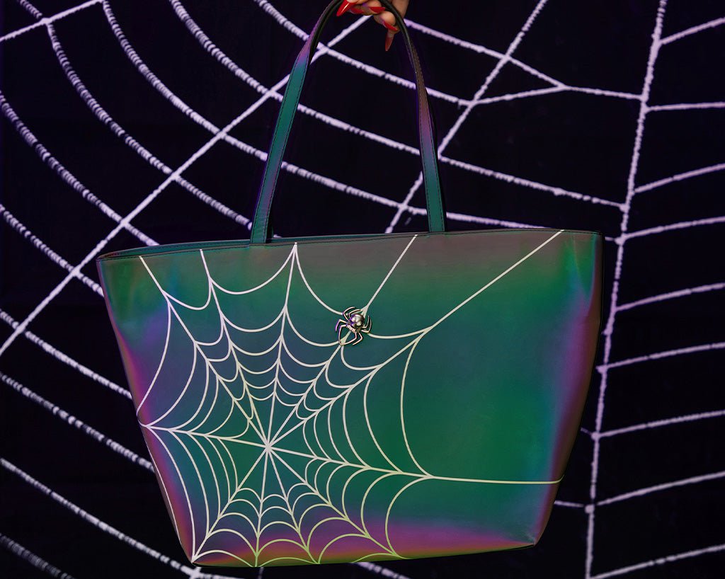 BG14 Midnight Chameleon Web Tote Bag BG14-OS - T.U.K. Shoes