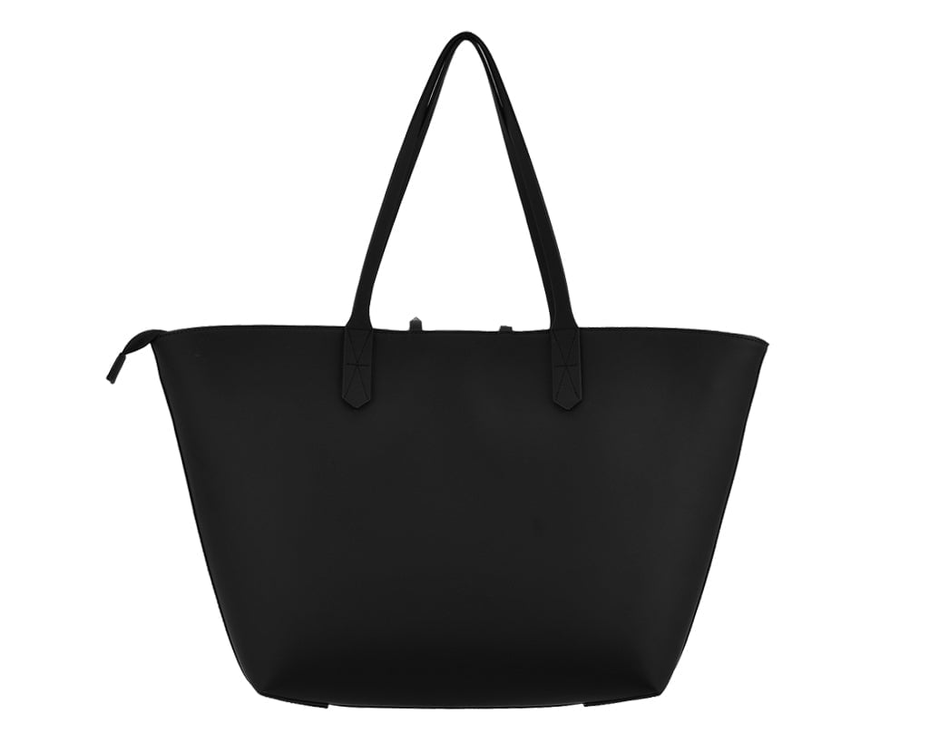 BG01 Black Studded Tassel Tote Bag BG01-OS - T.U.K. Shoes