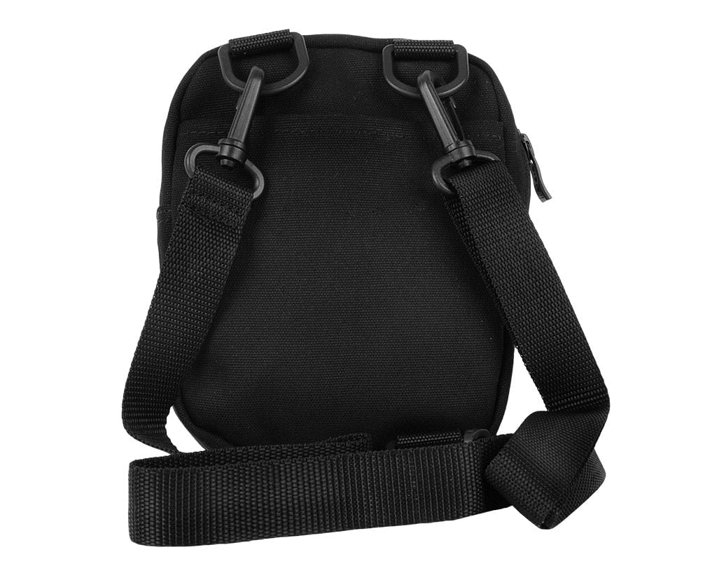 BG11 Black Canvas Crossbody Embroidered Bag BG11-OS - T.U.K. Shoes