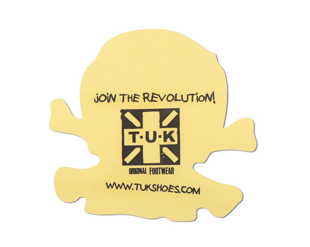P0080-OS TUK Skull Logo Sticker P0080-OS - T.U.K. Shoes