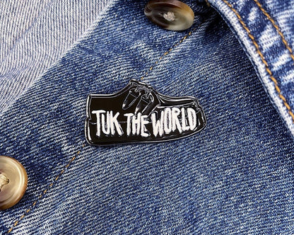P0070 TUK The World Creeper Enamel Pin P0070 - T.U.K. Shoes