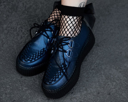 V3321 Midnight Metallic Viva Mondo Creeper - T.U.K. Shoes