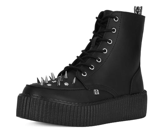V3331 Black TUKskin Spiked Viva Mondo Boot - T.U.K. Shoes