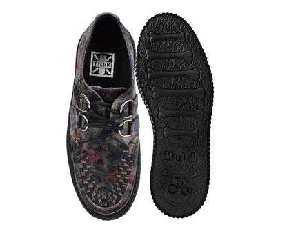V3284 Floral Velvet Viva Mondo Creeper - T.U.K. Shoes