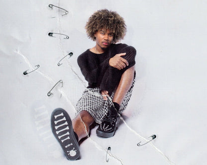 A3152 Black Suede Studded D-Ring Sneaker - T.U.K. Shoes