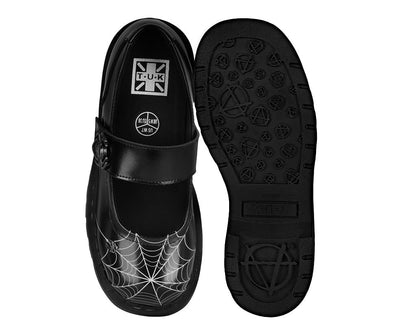 T2356 Spider Web Mary Jane - T.U.K. Shoes