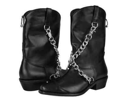A3220L Black Chain Western Boot - T.U.K. Shoes