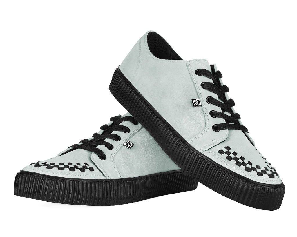 A3379 Grey Lace-Up Creeper Sneaker - T.U.K. Shoes