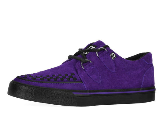 A3034 Purple Suede Sneaker - T.U.K. Shoes