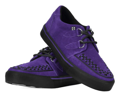 A3034 Purple Suede Sneaker - T.U.K. Shoes