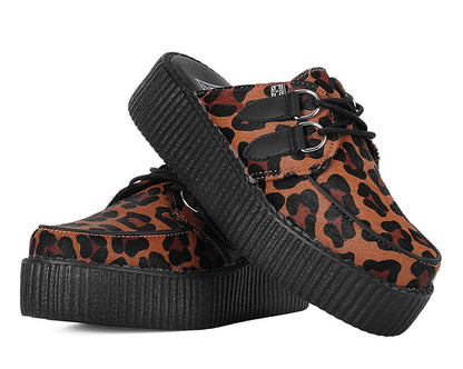 V3356L Leopard Print Creeper Mule - T.U.K. Shoes