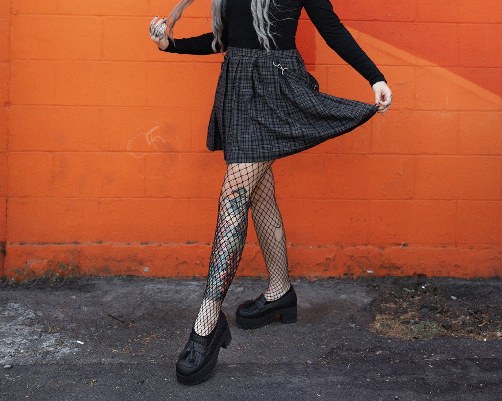 A9938L Black TUKskin™ Fringe Loafer Platform - T.U.K. Shoes