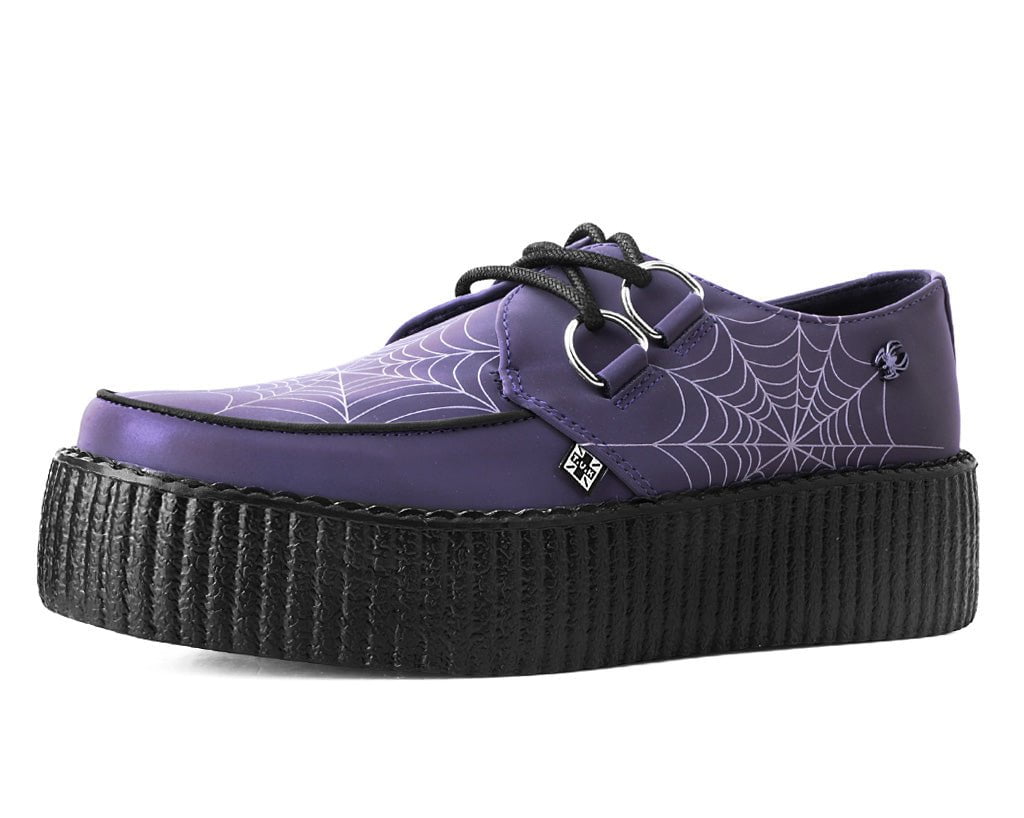 V3166 Midnight Chameleon Spiderweb Glow Viva Mondo Creeper - T.U.K. Shoes