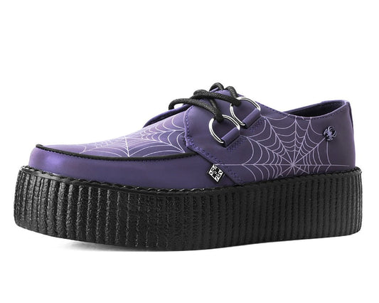V3166 Midnight Chameleon Spiderweb Glow Viva Mondo Creeper - T.U.K. Shoes