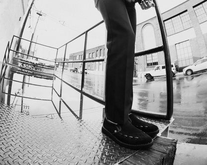 A3205 Black Slip-On Creeper - T.U.K. Shoes