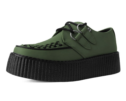 V3108 Murky Green TUKskin™ Viva Mondo Creeper - T.U.K. Shoes