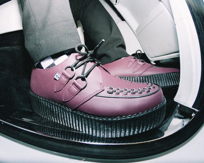 V3109 Eggplant TUKskin™ Viva Mondo Creeper - T.U.K. Shoes