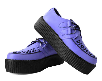 V3133 Violet TUKskin™ Viva Mondo Creeper - T.U.K. Shoes