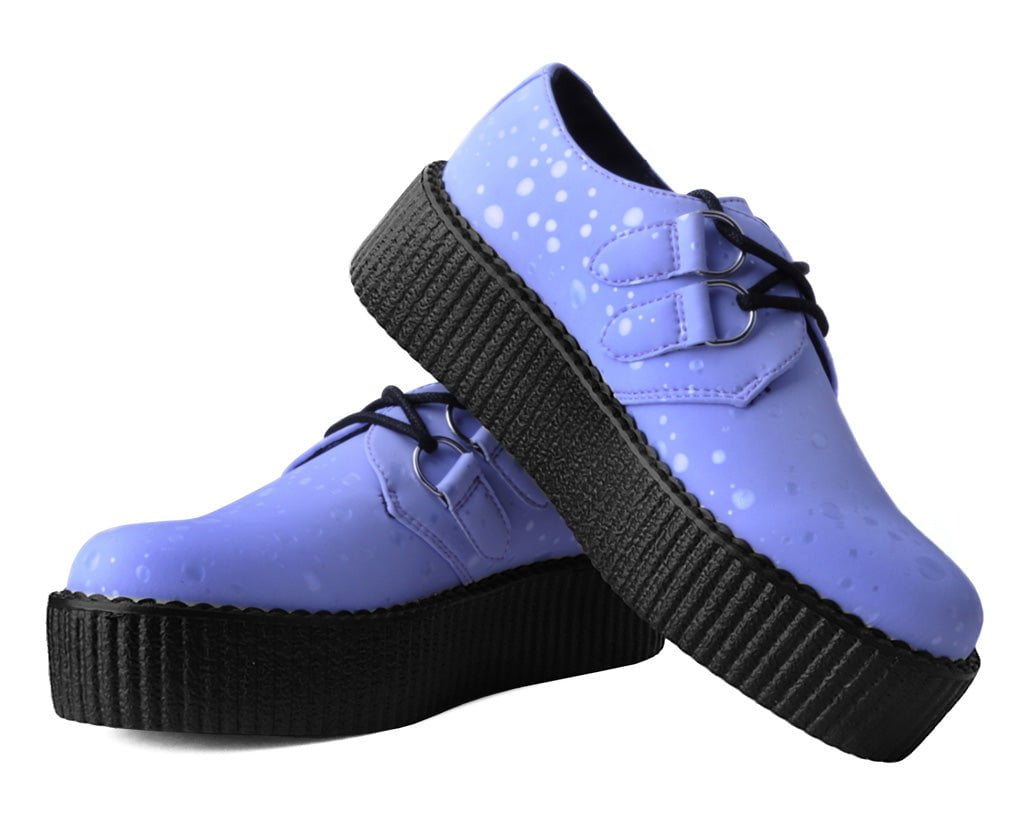 V3125 Lilac Raindrop D-Ring Mondo Creeper - T.U.K. Shoes