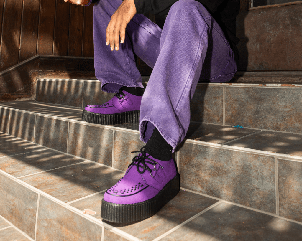 V3190 Ultra Violet Viva Mondo Creeper - T.U.K. Shoes
