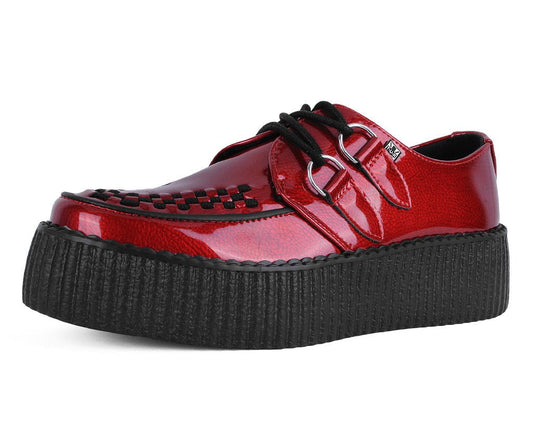 V3256 Red Patent Viva Mondo Creeper - T.U.K. Shoes