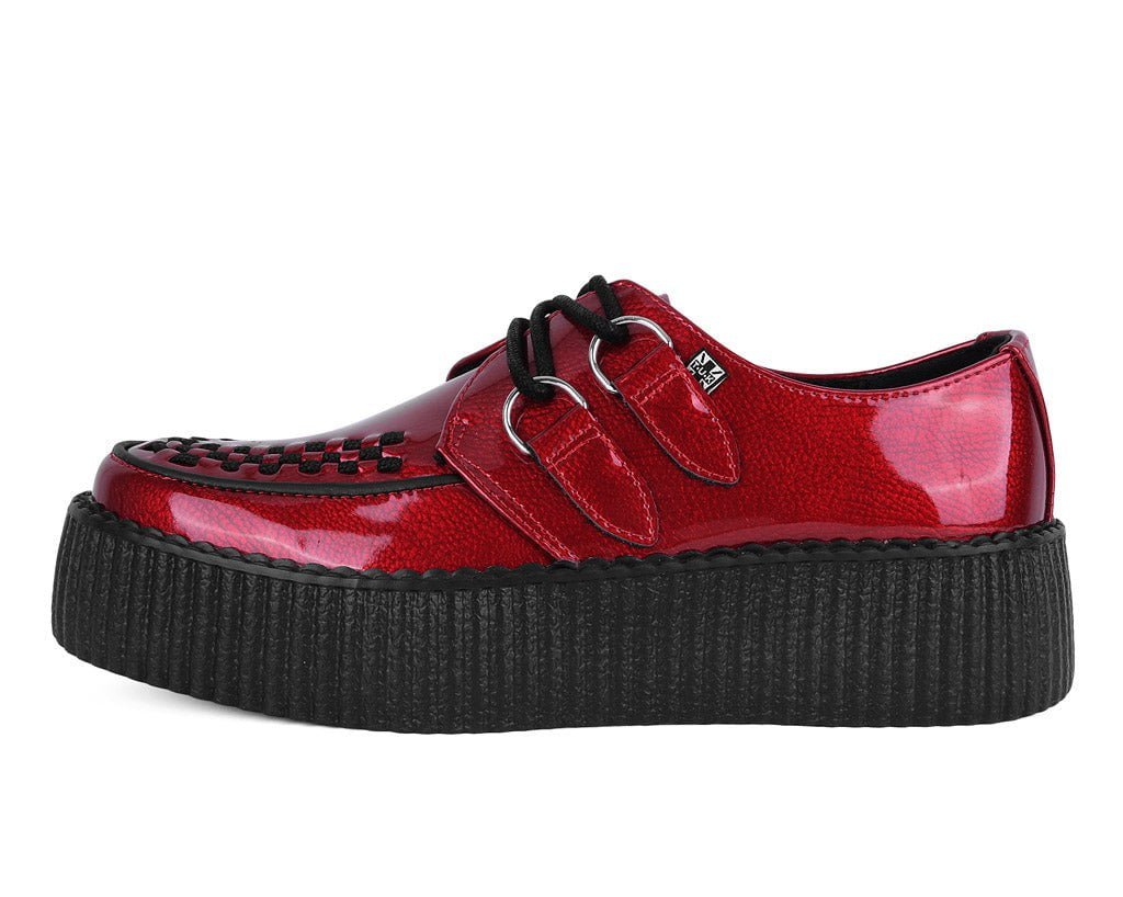 V3256 Red Patent Viva Mondo Creeper - T.U.K. Shoes