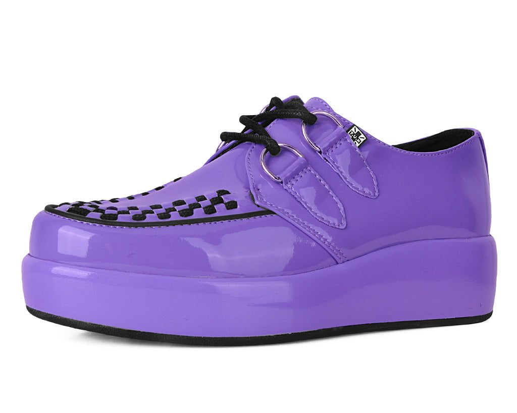A3217 Purple Liquid Viva Mondo Creeper - T.U.K. Shoes
