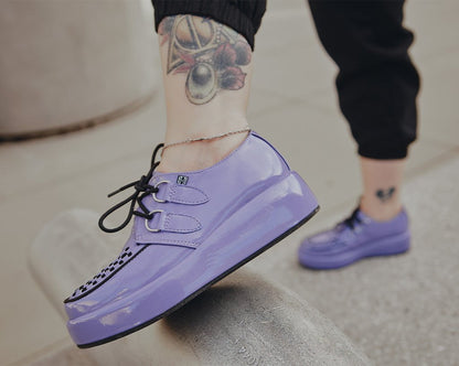 A3217 Purple Liquid Viva Mondo Creeper - T.U.K. Shoes