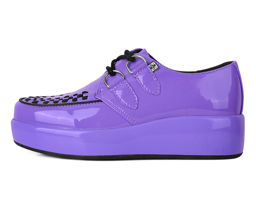 A3217 Purple Liquid Viva Mondo Creeper - T.U.K. Shoes